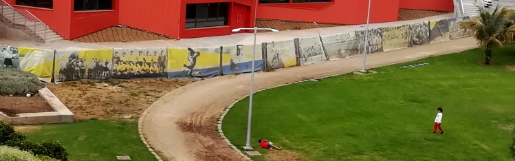 Fille au foot, Las Palmas, juin 2020