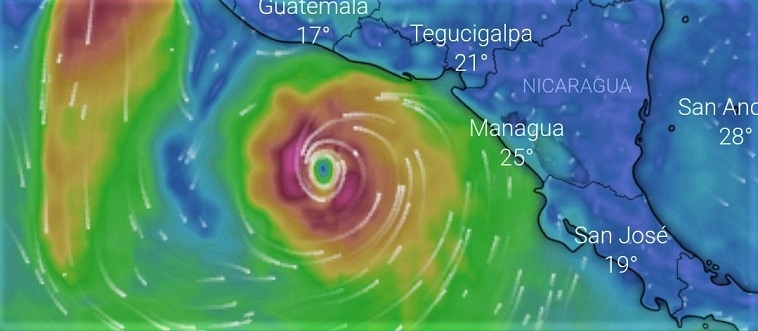 Tempête tropicale Pilar, nov. 2023