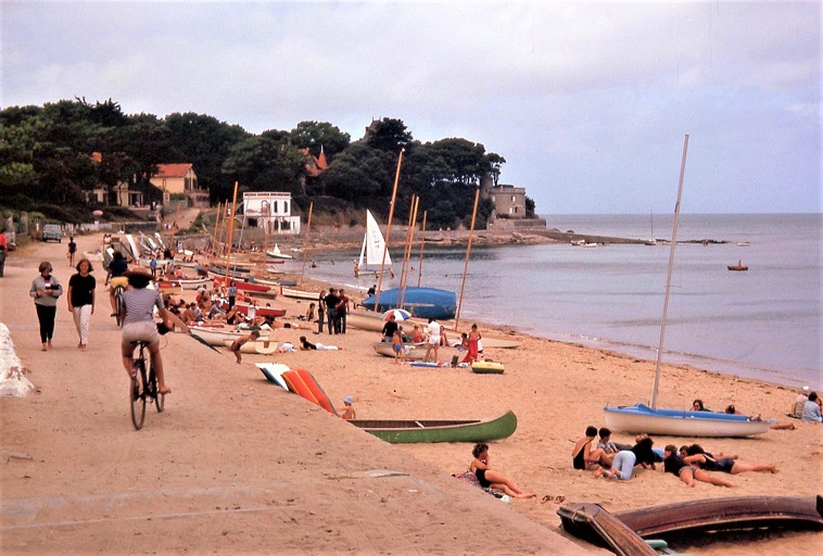 La plage des Souzeaux en 1964