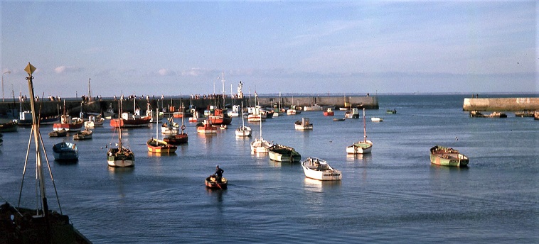 Le port de l'Herbaudière avant la plaisance, en 1964