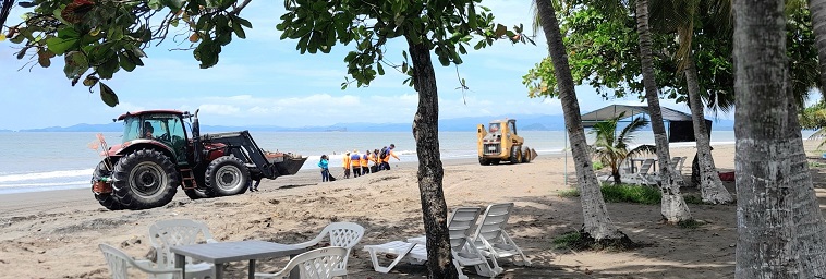 Engins de nettoyage de plage, sept. 2024