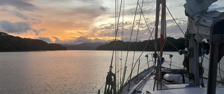 La baie en feu au coucher du soleil, oct. 2024