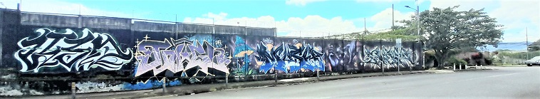 Fresque murale à San José, nov. 2023