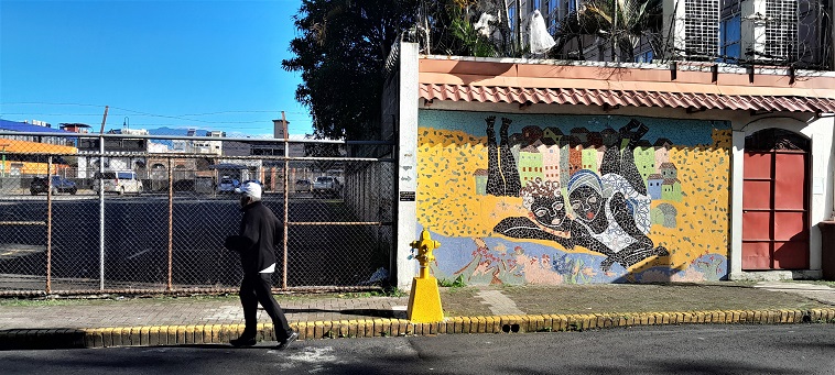 Fresque murale à San José, nov. 2023