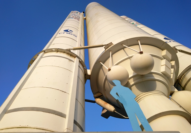 Maquette d'Ariane 5, échelle 1, janv. 2021